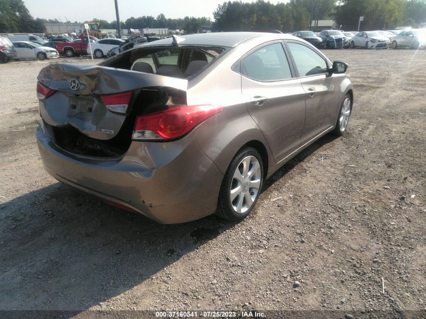 2013 HYUNDAI ELANTRA LIMITED - 5NPDH4AE2DH199721