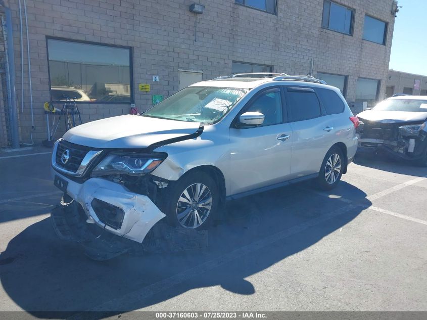 VIN 5N1DR2MN6HC603159 2017 NISSAN PATHFINDER SL