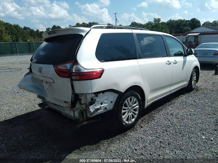 2017 TOYOTA SIENNA XLE AUTO ACCESS - 5TDYZ3DC9HS779051