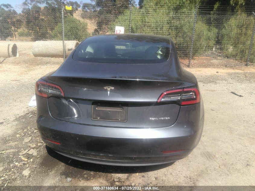2021 TESLA MODEL 3 LONG RANGE - 5YJ3E1EBXMF874989