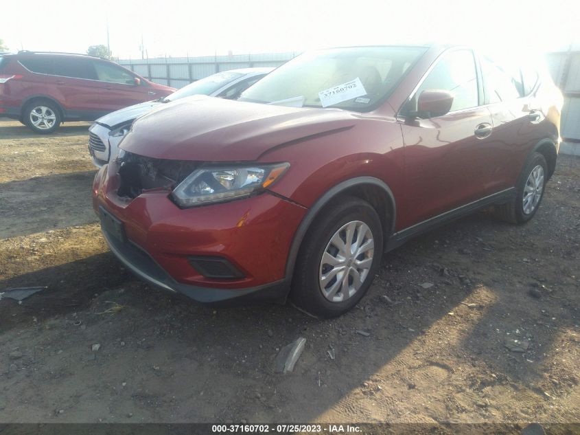 2016 NISSAN ROGUE S/SL/SV - KNMAT2MT4GP689635