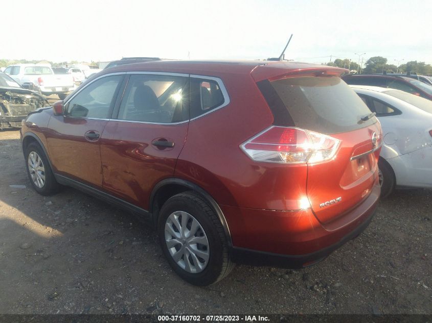 2016 NISSAN ROGUE S/SL/SV - KNMAT2MT4GP689635