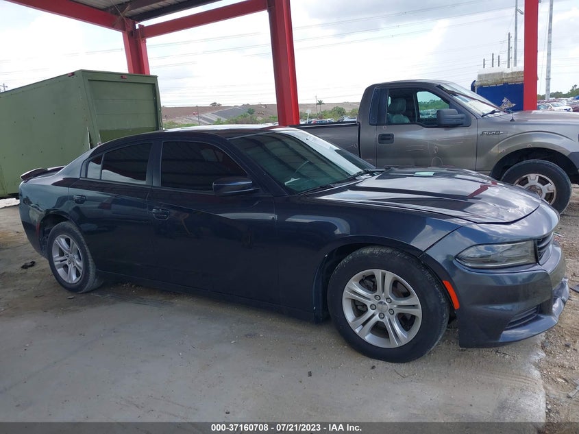 VIN 2C3CDXBG6KH653343 2019 DODGE CHARGER SXT