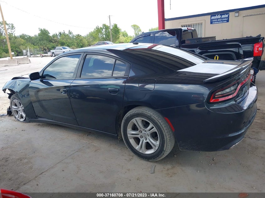VIN 2C3CDXBG6KH653343 2019 DODGE CHARGER SXT