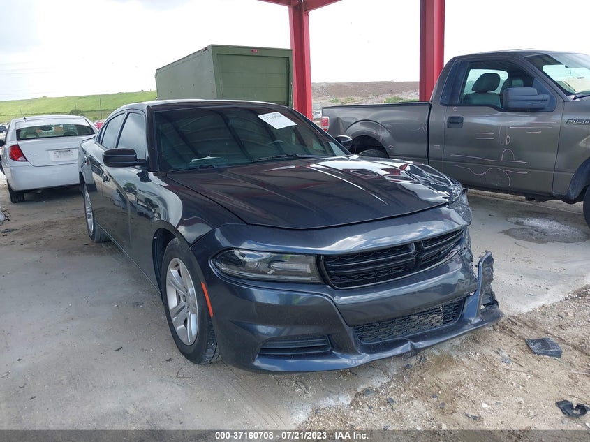VIN 2C3CDXBG6KH653343 2019 DODGE CHARGER SXT