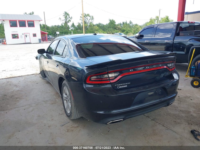 VIN 2C3CDXBG6KH653343 2019 DODGE CHARGER SXT