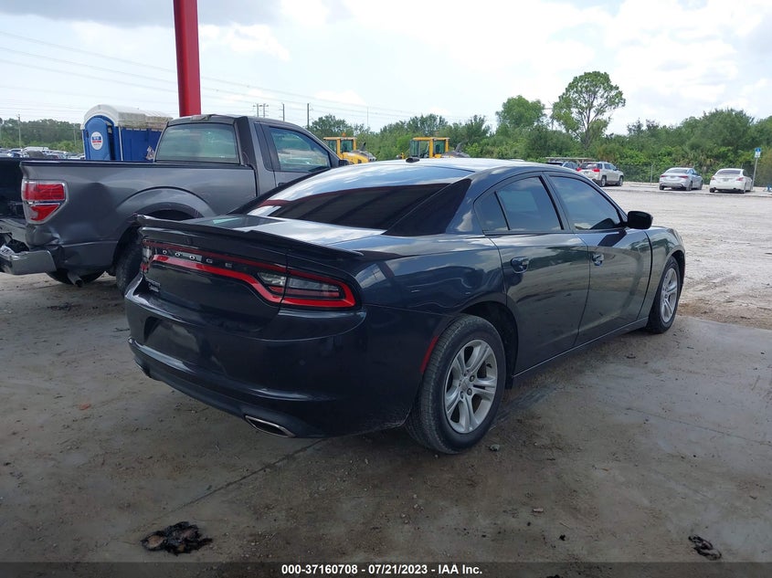 VIN 2C3CDXBG6KH653343 2019 DODGE CHARGER SXT