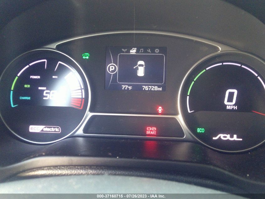 2016 KIA SOUL EV + - KNDJX3AE8G7012863