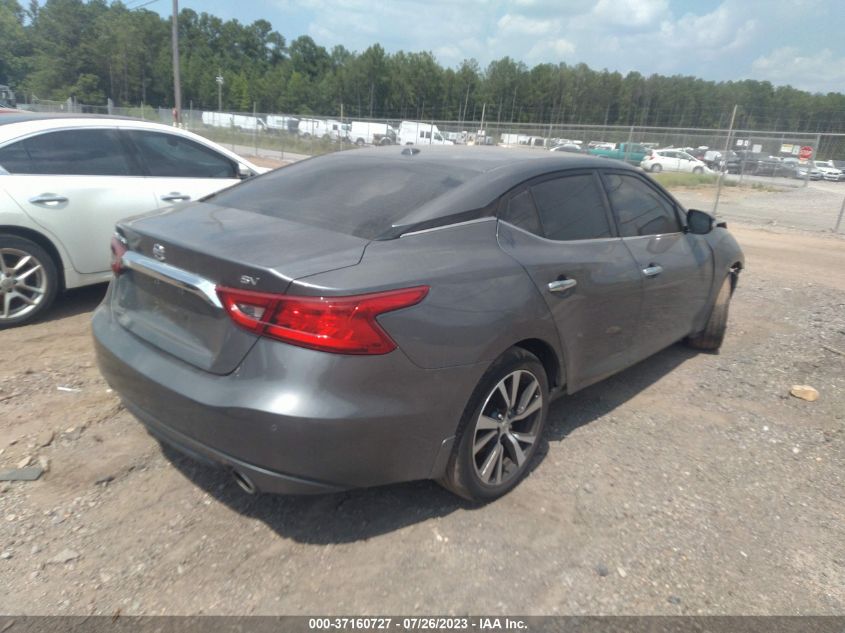 2017 NISSAN MAXIMA SV - 1N4AA6AP8HC429015