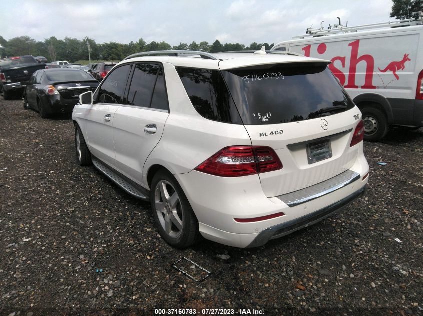 2015 MERCEDES-BENZ M-CLASS ML 400 - 4JGDA5GB2FA552925