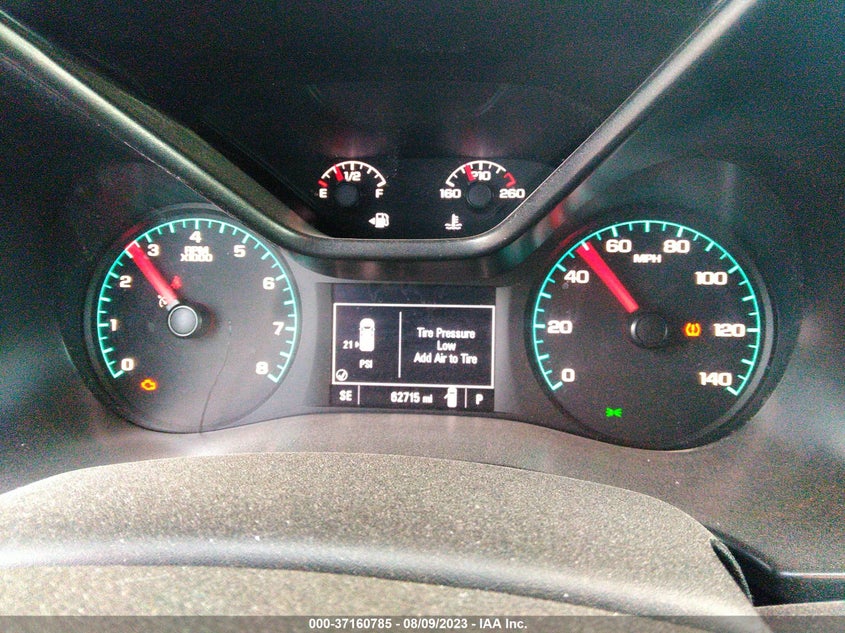 VIN 1GCGSCENXM1156867 2021 CHEVROLET COLORADO 2WD LT