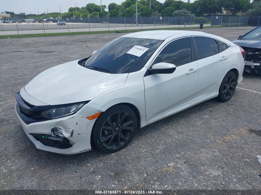 VIN 19XFC2F88LE016310 2020 HONDA CIVIC SEDAN SPORT