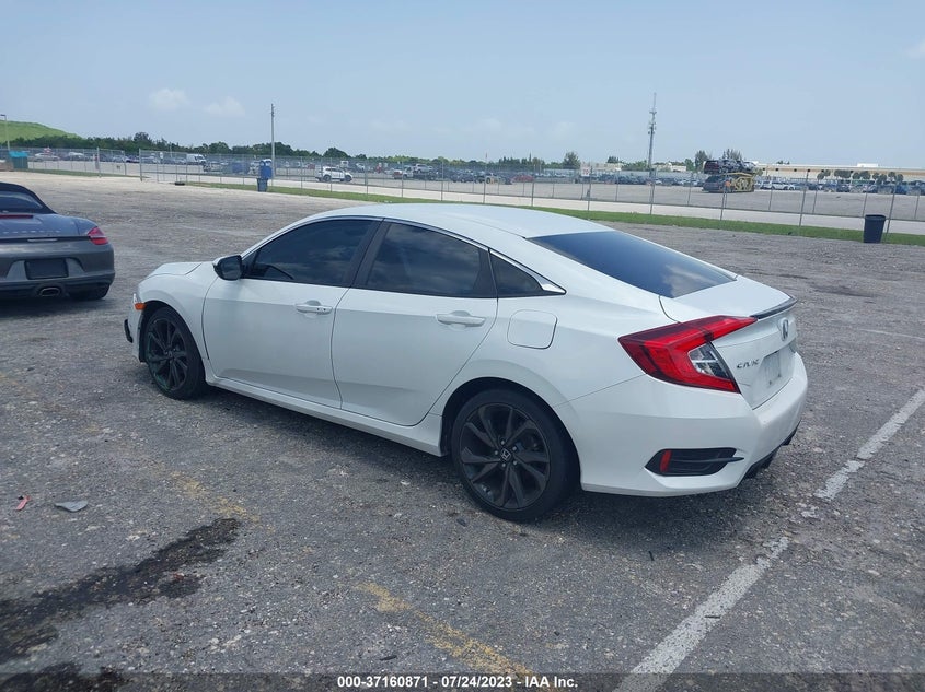 VIN 19XFC2F88LE016310 2020 HONDA CIVIC SEDAN SPORT