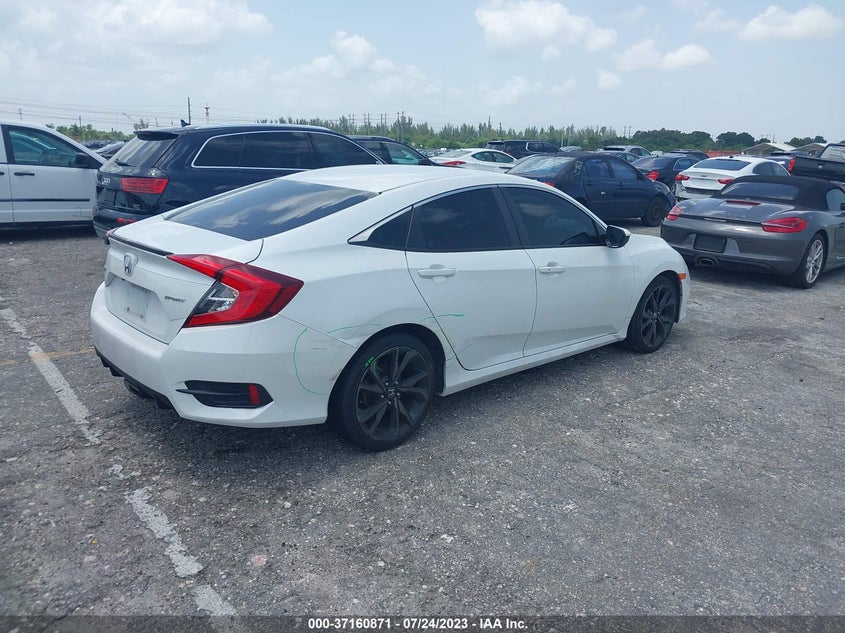 VIN 19XFC2F88LE016310 2020 HONDA CIVIC SEDAN SPORT