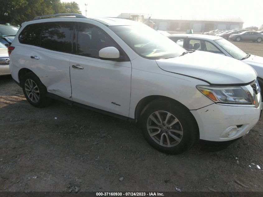 2014 NISSAN PATHFINDER HYBRID/SV/SL/PLATINUM - 5N1CR2MNXEC646555