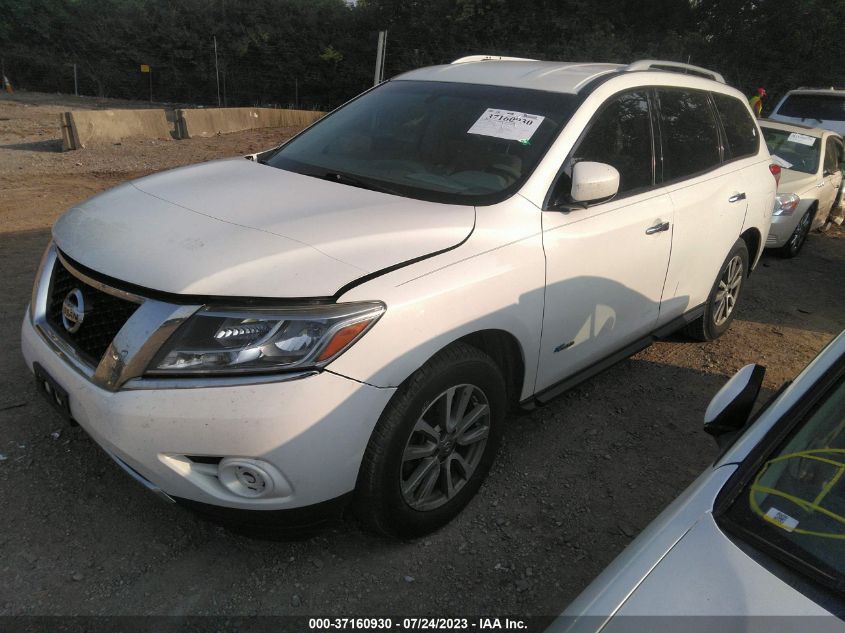 2014 NISSAN PATHFINDER HYBRID/SV/SL/PLATINUM - 5N1CR2MNXEC646555