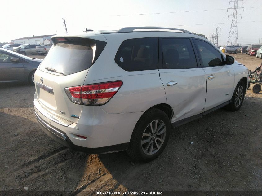 2014 NISSAN PATHFINDER HYBRID/SV/SL/PLATINUM - 5N1CR2MNXEC646555