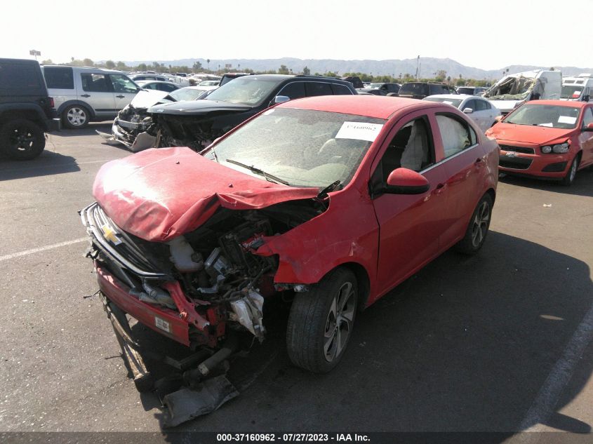 2017 CHEVROLET SONIC PREMIER - 1G1JF5SB9H4122223