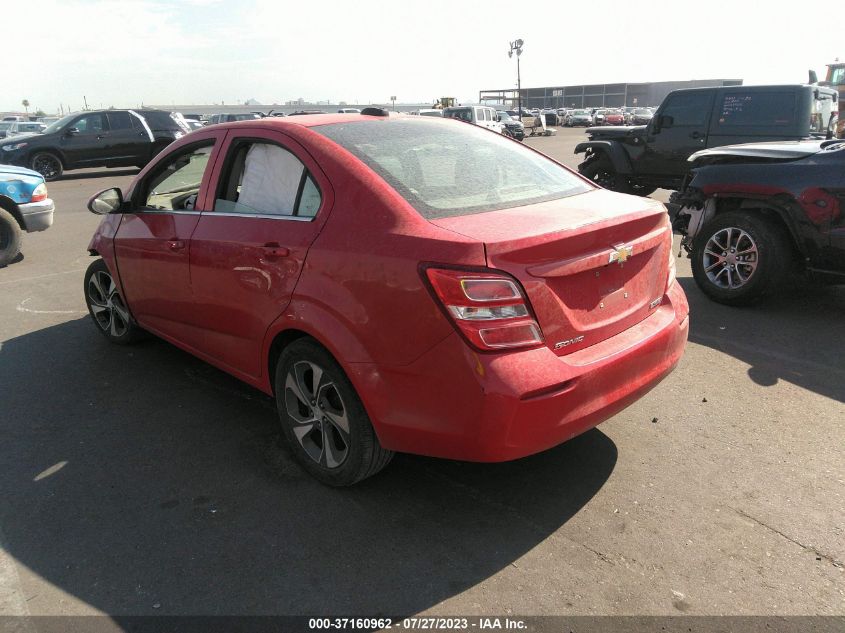 2017 CHEVROLET SONIC PREMIER - 1G1JF5SB9H4122223