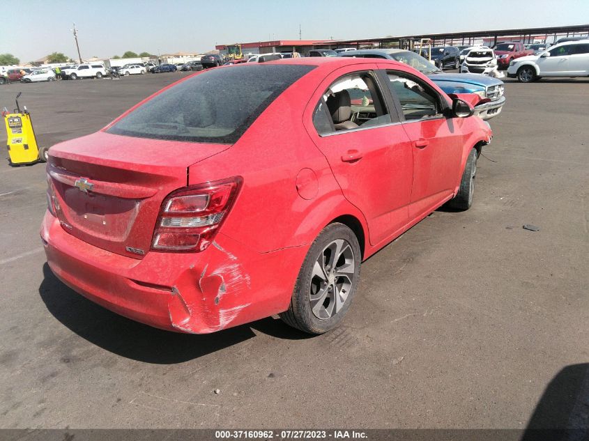 2017 CHEVROLET SONIC PREMIER - 1G1JF5SB9H4122223
