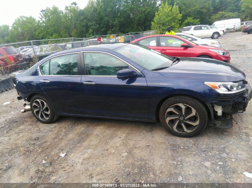 2016 HONDA ACCORD SEDAN EX-L - 1HGCR2F95GA186810