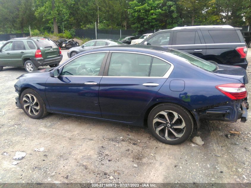 2016 HONDA ACCORD SEDAN EX-L - 1HGCR2F95GA186810