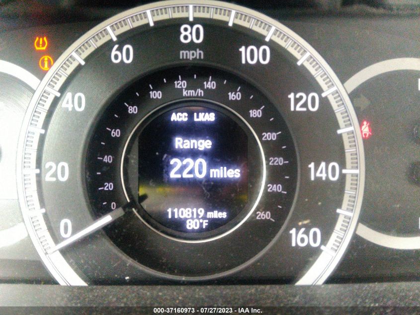 2016 HONDA ACCORD SEDAN EX-L - 1HGCR2F95GA186810