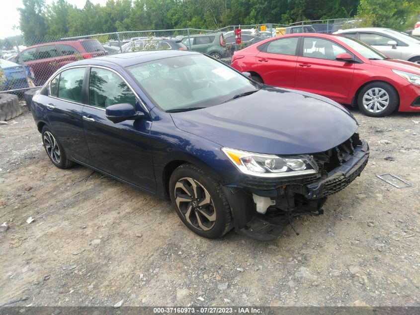 2016 HONDA ACCORD SEDAN EX-L - 1HGCR2F95GA186810