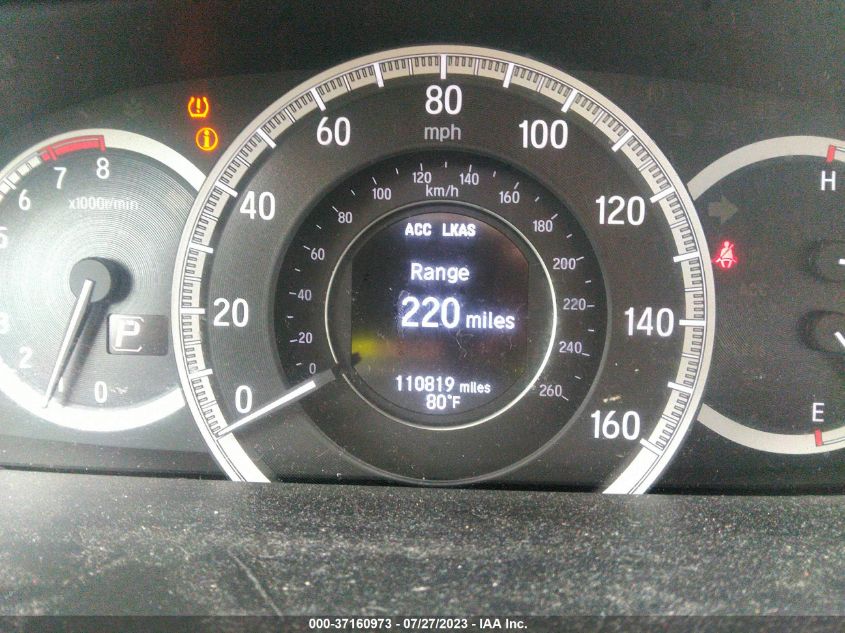 2016 HONDA ACCORD SEDAN EX-L - 1HGCR2F95GA186810