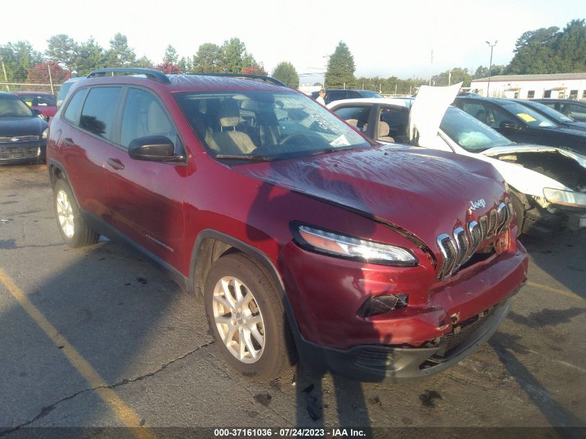 2016 JEEP CHEROKEE SPORT - 1C4PJLAB5GW222229