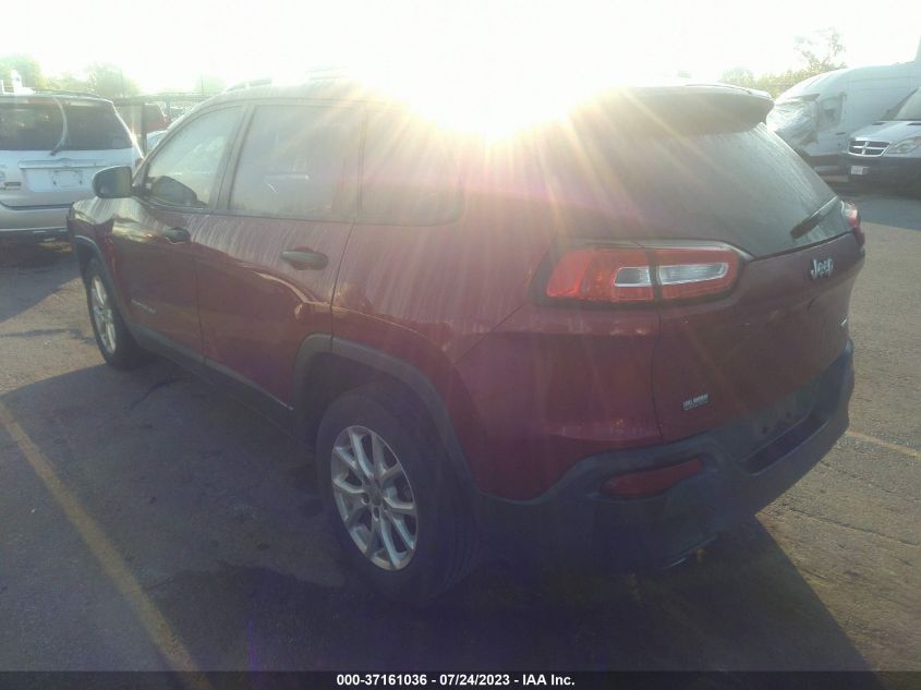 2016 JEEP CHEROKEE SPORT - 1C4PJLAB5GW222229
