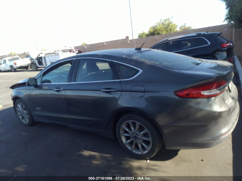 2017 FORD FUSION ENERGI SE - 3FA6P0PU1HR275814