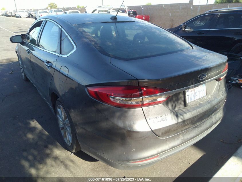 2017 FORD FUSION ENERGI SE - 3FA6P0PU1HR275814