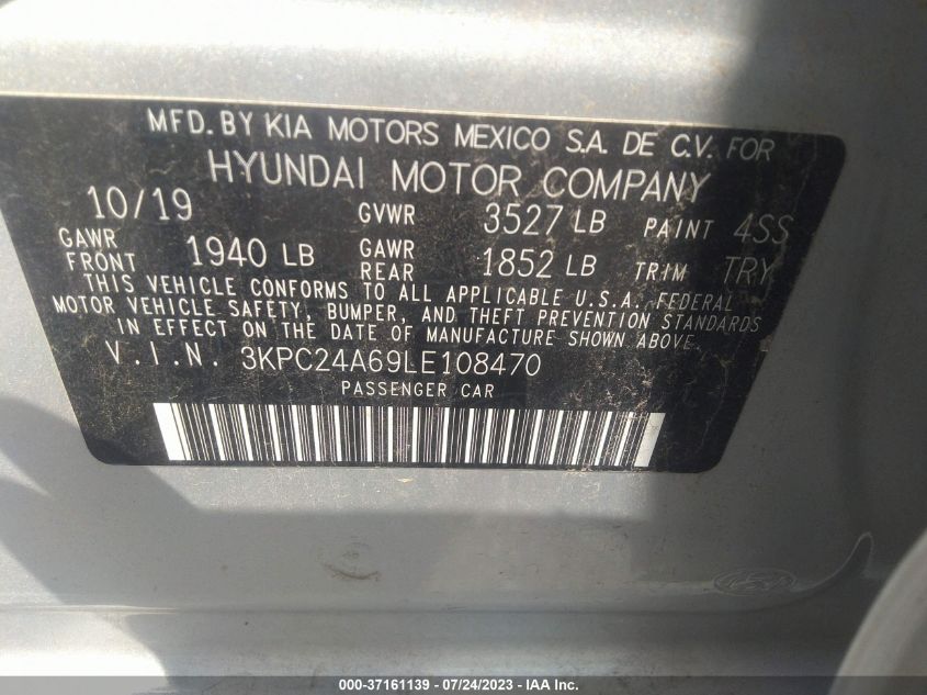 2020 HYUNDAI ACCENT SE - 3KPC24A69LE108470