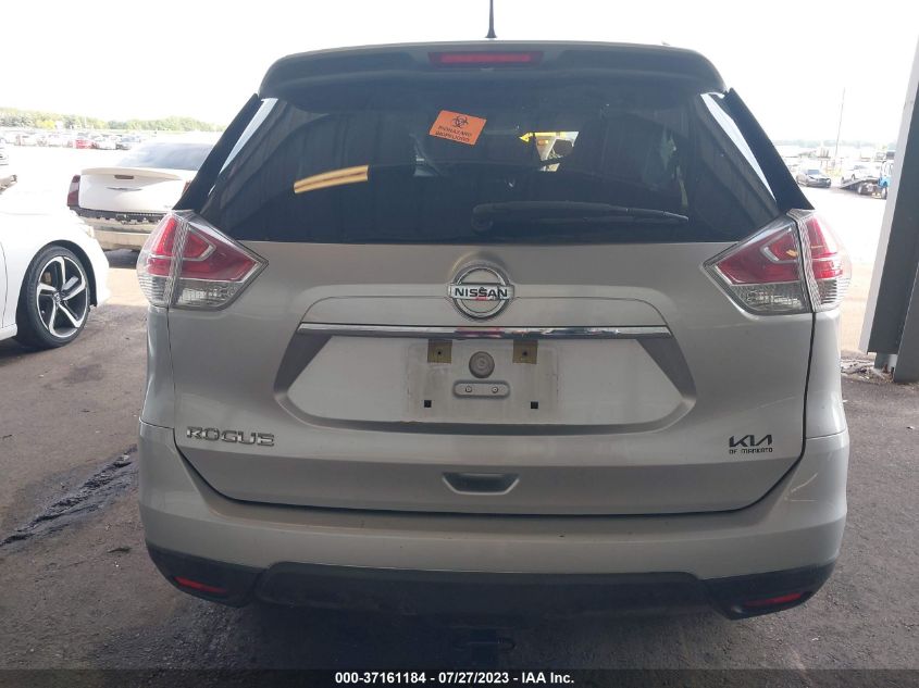 2016 NISSAN ROGUE S/SL/SV - KNMAT2MT0GP606606