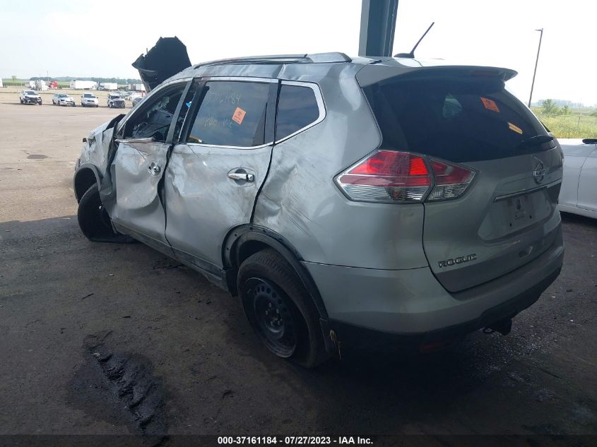 2016 NISSAN ROGUE S/SL/SV - KNMAT2MT0GP606606