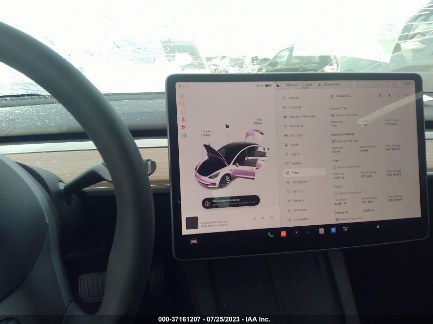 2023 TESLA MODEL 3 - 5YJ3E1EA4PF574313
