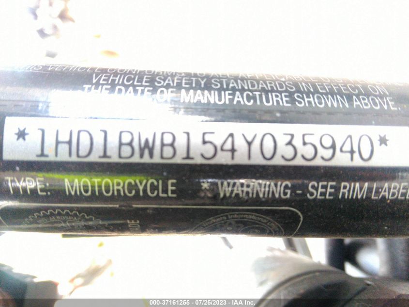 2004 HARLEY-DAVIDSON FLSTCI 1HD1BWB154Y035940
