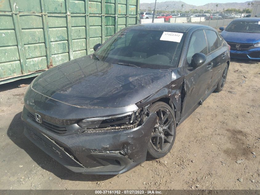 VIN 2HGFE2F55NH512142 2022 HONDA CIVIC SEDAN SPORT
