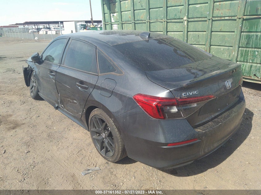 VIN 2HGFE2F55NH512142 2022 HONDA CIVIC SEDAN SPORT