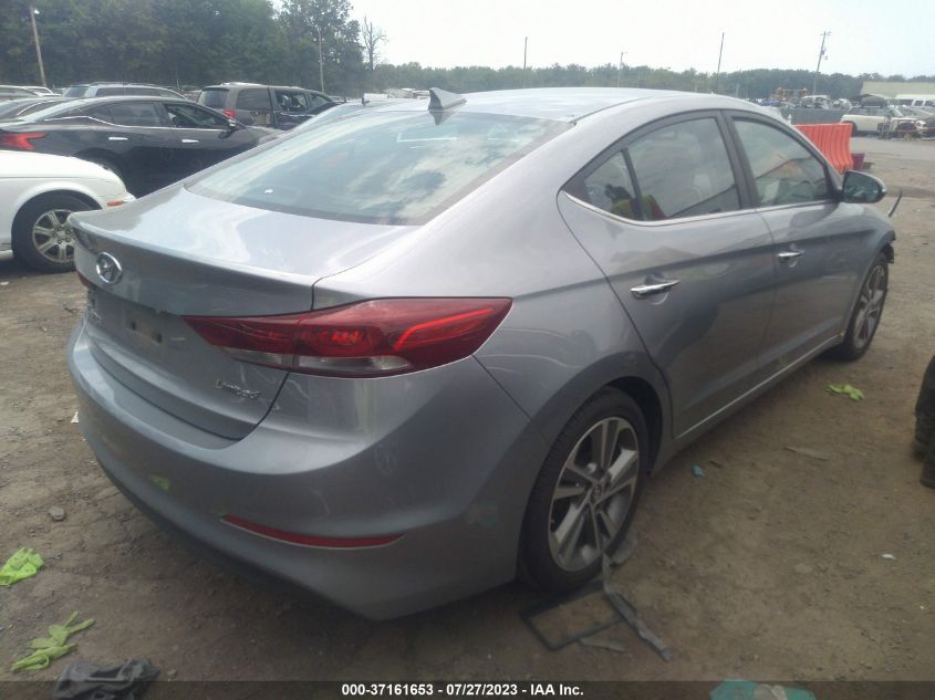 2017 HYUNDAI ELANTRA LIMITED - 5NPD84LF9HH091298