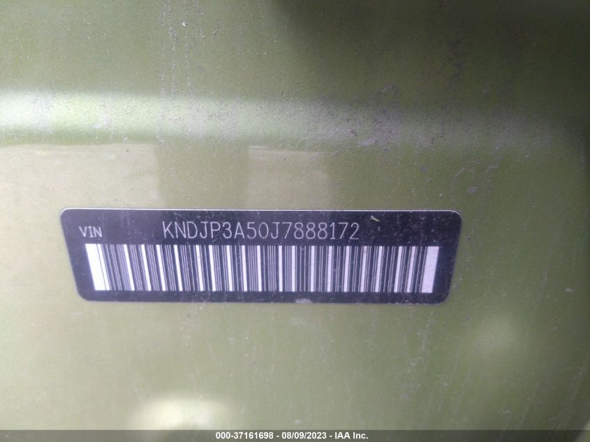 2018 KIA SOUL - KNDJP3A50J7888172