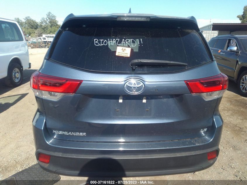 2017 TOYOTA HIGHLANDER LE - 5TDZZRFH4HS226582