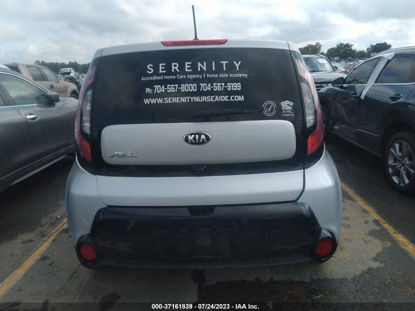 2016 KIA SOUL + - KNDJP3A53G7860522