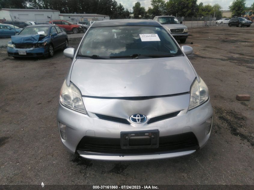 2013 TOYOTA PRIUS ONE/TWO/THREE/FOUR/FIVE - JTDKN3DU5D5666000