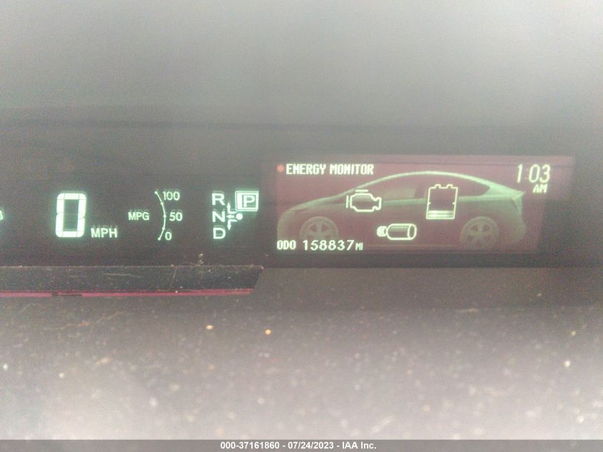 2013 TOYOTA PRIUS ONE/TWO/THREE/FOUR/FIVE - JTDKN3DU5D5666000