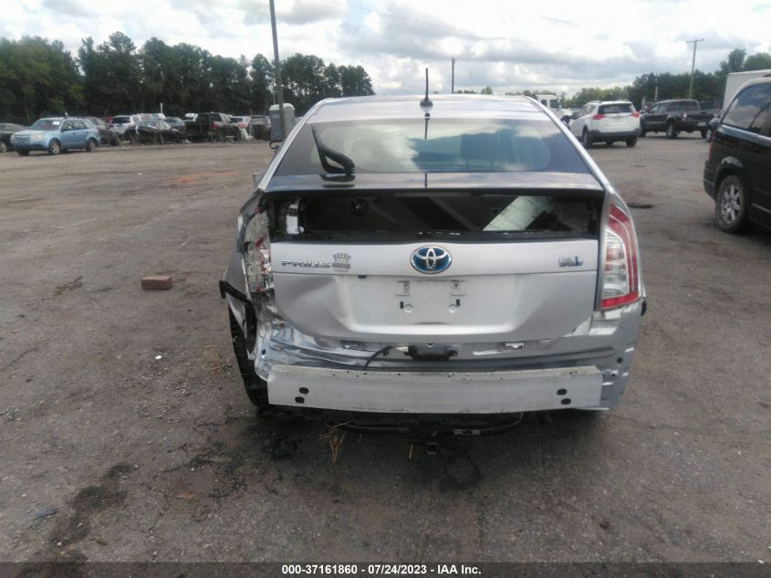 2013 TOYOTA PRIUS ONE/TWO/THREE/FOUR/FIVE - JTDKN3DU5D5666000