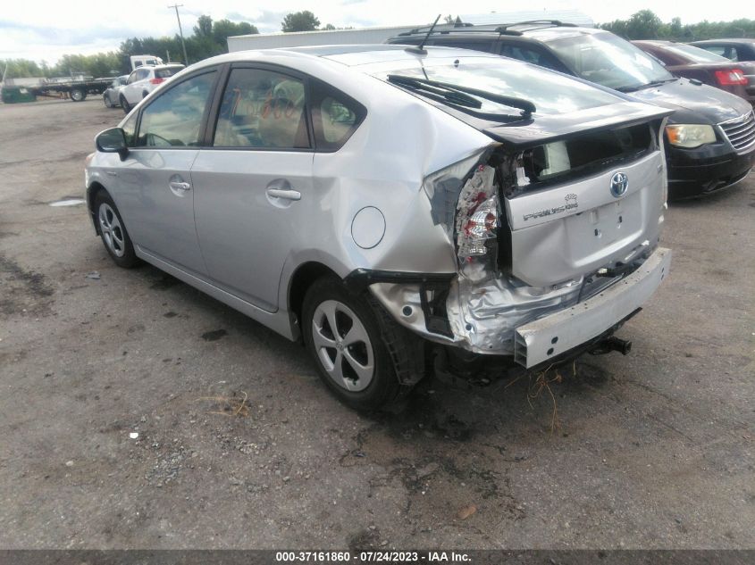 2013 TOYOTA PRIUS ONE/TWO/THREE/FOUR/FIVE - JTDKN3DU5D5666000
