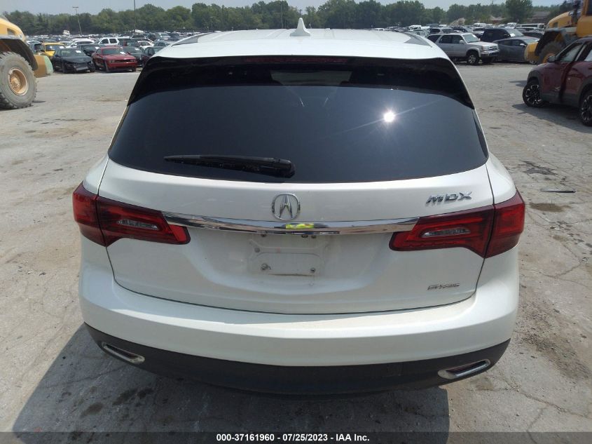 2016 ACURA MDX TECHNOLOGY - 5FRYD4H48GB042514