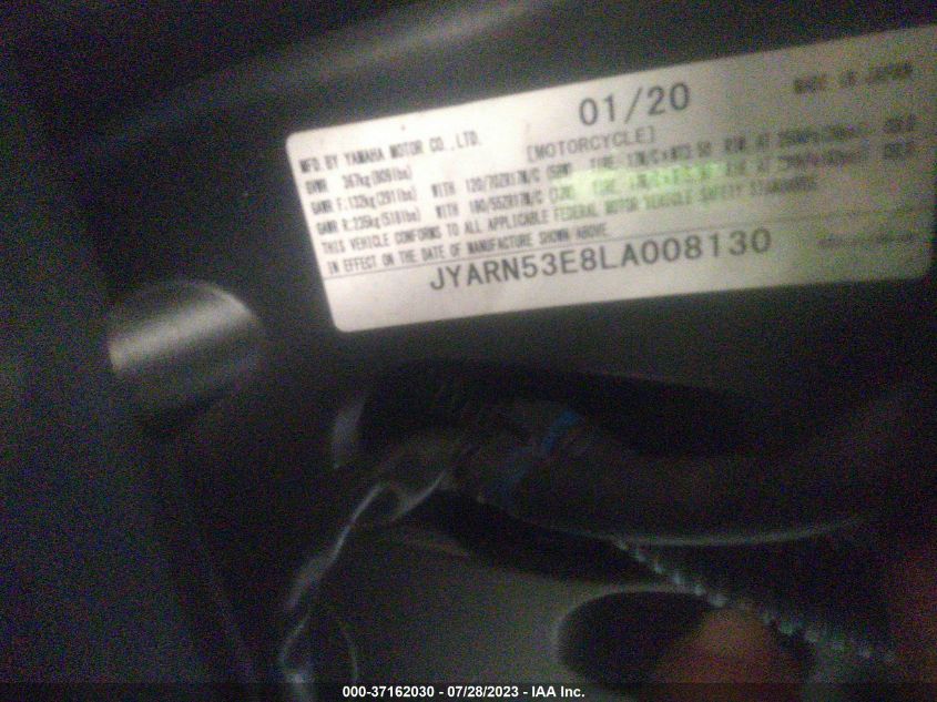 2020 YAMAHA MT09 - JYARN53E8LA008130